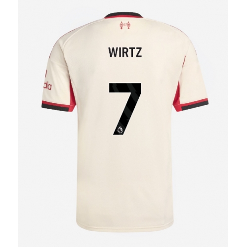Billige Fotballdrakt Liverpool Florian Wirtz #7 Replika Bortedrakt 2025-26 Kortermet Billige Fotballdrakt Liverpool Florian Wirtz #7 Replika Bortedrakt 2025-26 Kortermet